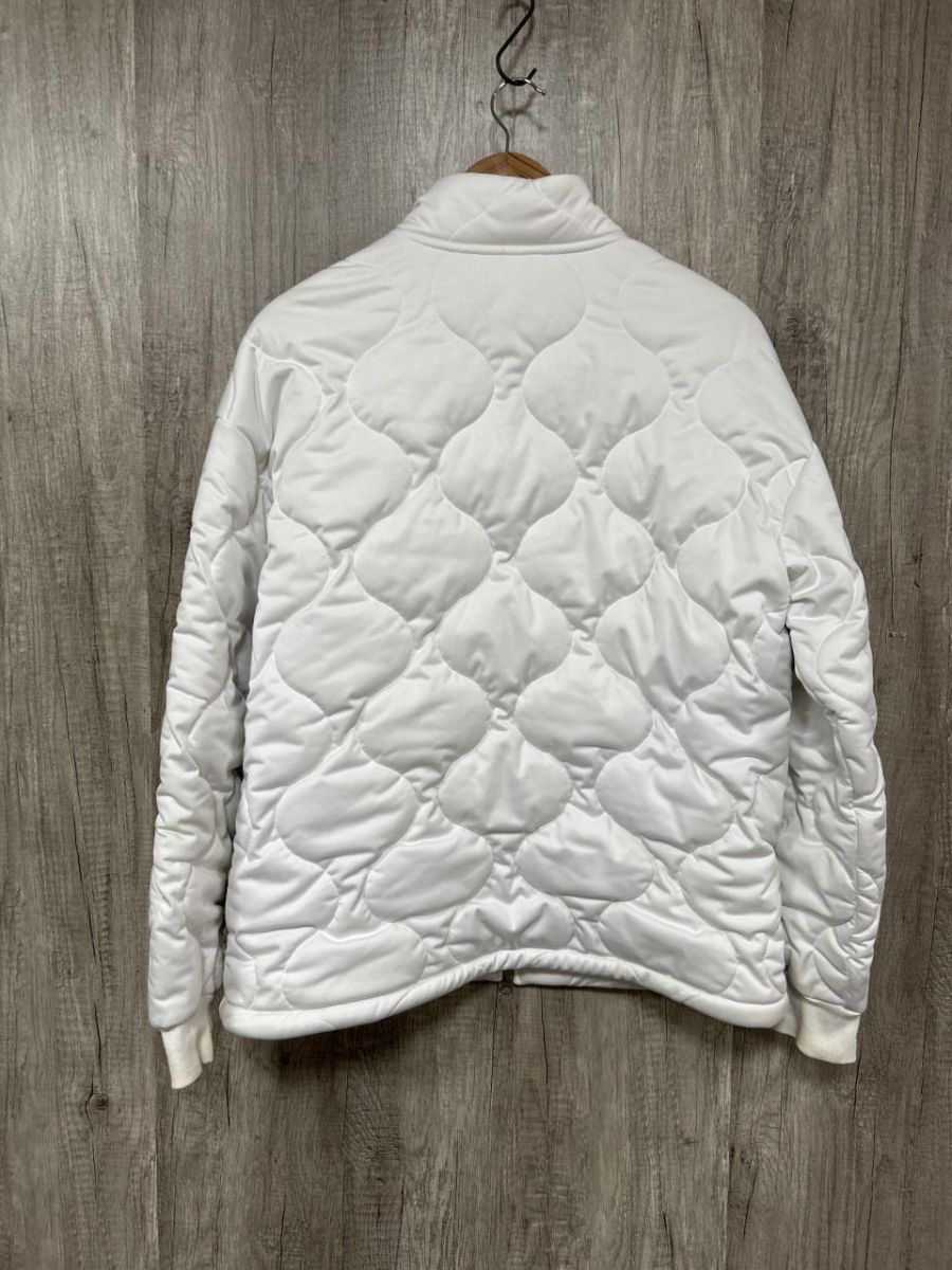 bph NANO universe GOLF キルティング アウター ダブルジップ ダウン ジャケット sizeM 白 メンズ KANDAIZUMI_COM