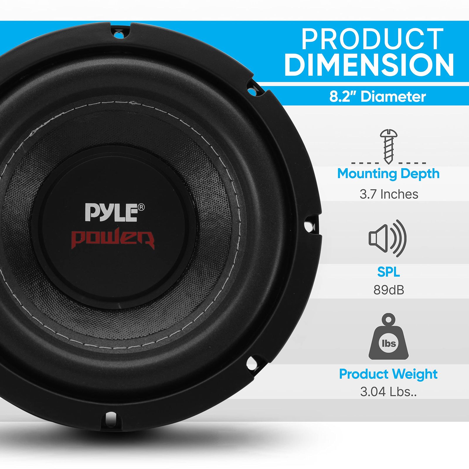 Pyle 20cmサブウーファースピーカー＆BOX 800W【開封・未使用】 Pyle 20cmサブウーファースピーカー＆BOX 800W【開封・未使用】 Amazon