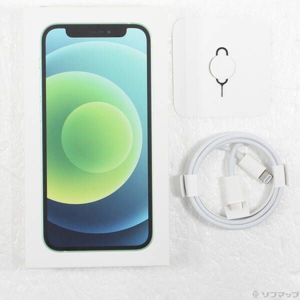 中古品〕 iPhone12 mini 128GB グリーン MGDQ3J／A SIMフリー【349
