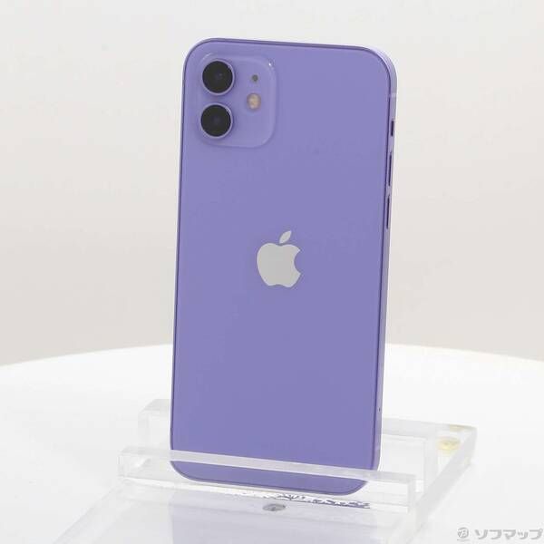 中古品〕 iPhone12 128GB パープル MJNJ3J／A SIMフリー305