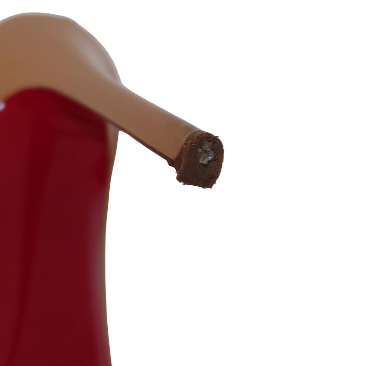  クリスチャンルブタン パンプス 36 レディース - ベージュ アウトソール張替済 レザー ハイヒール パンプス パンプス