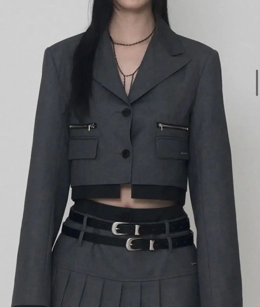  エトオソメ レイヤー セットアップ クロップド ブレーザー その他 ビジネススーツ