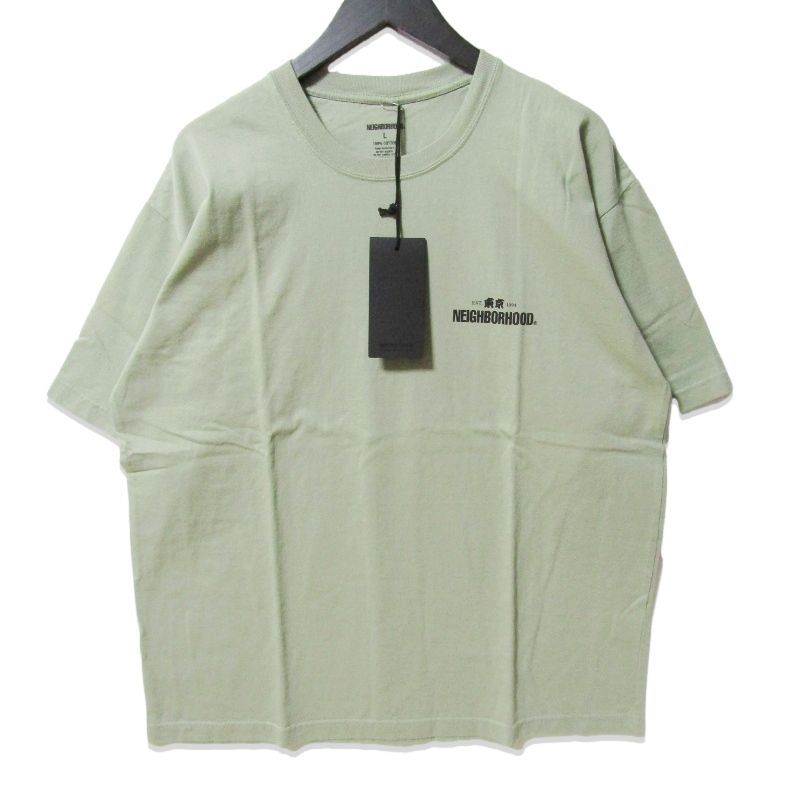 NEIGHBORHOOD ネイバーフッド 半袖Tシャツ 241PCNH-ST04 NH.TEE SS-4 セージグリーン L 27111706