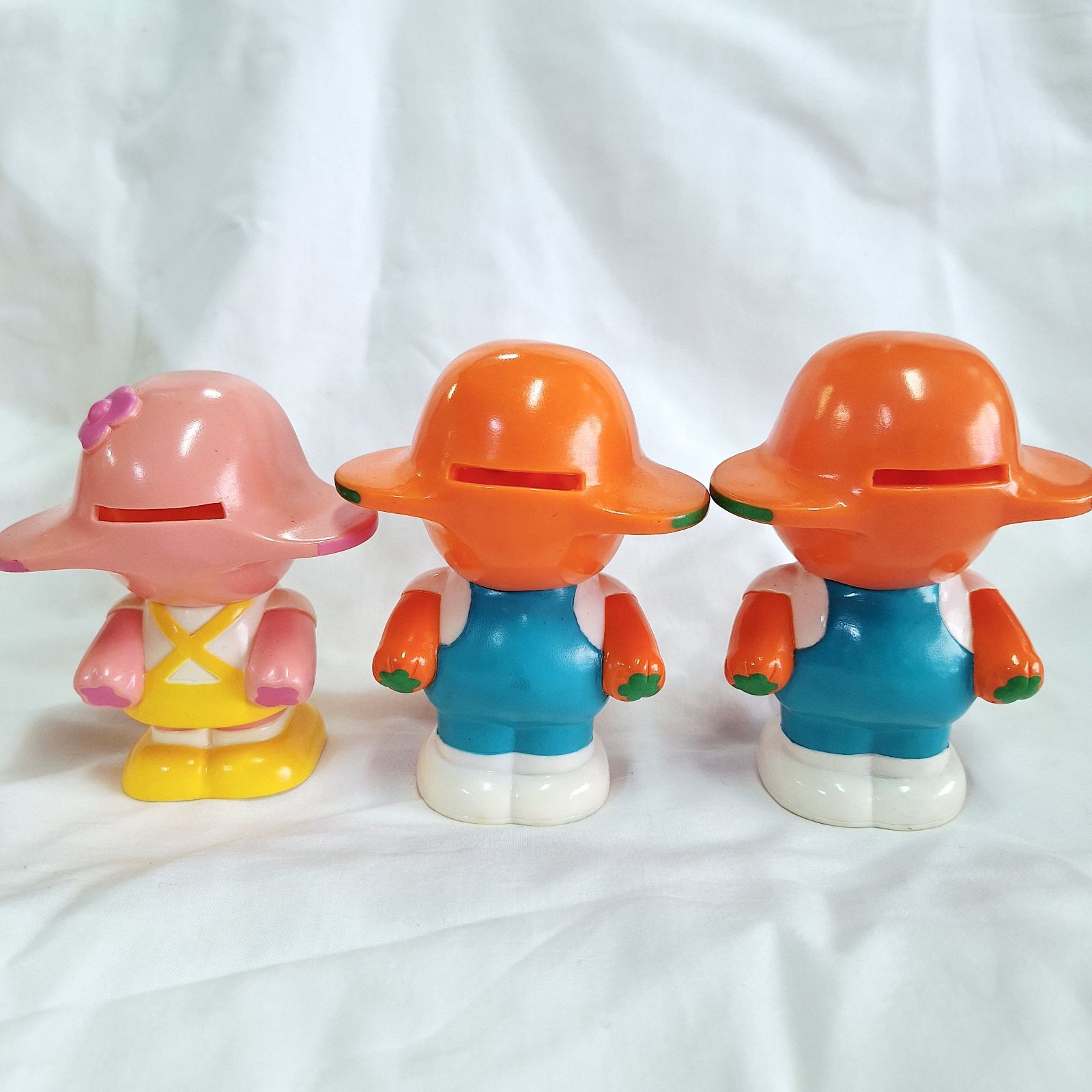 希少☆昭和レトロ サトちゃん サトコちゃん ソフビ 貯金箱 佐藤製薬