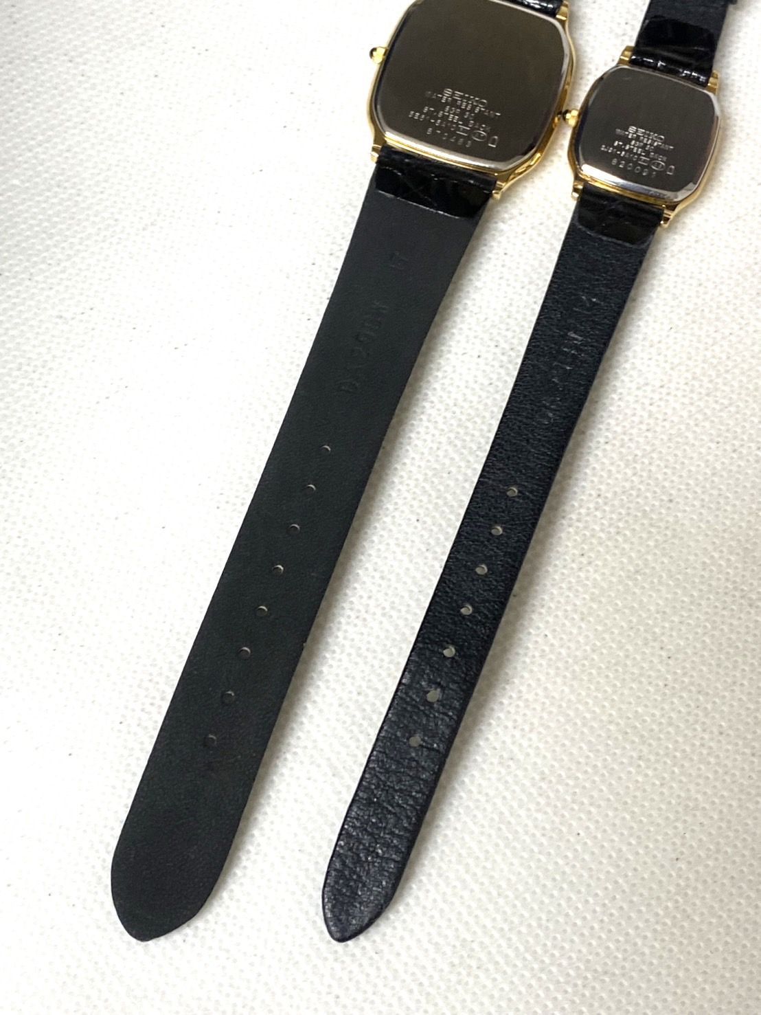  ペアウォッチまとめセット SEIKO セイコー 5 E 61-5 A 10 DOLCE ドルチェ 腕時計 ゴールド文字盤 クォーツ 2 J 31-5 st 102401 腕時計(クォーツ) 腕時計(アナログ)