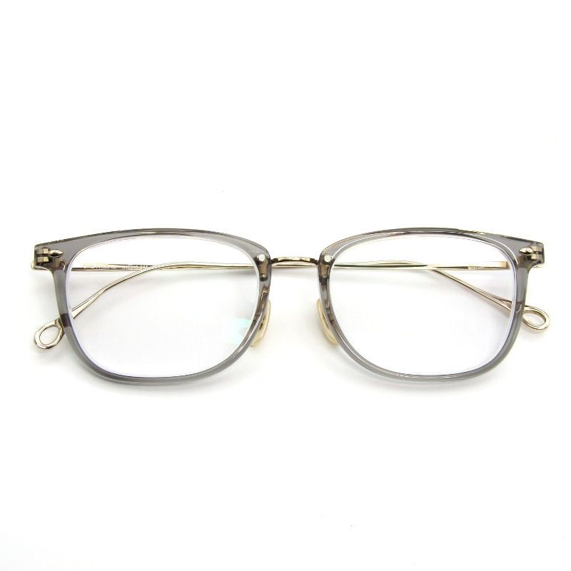 エナロイド メガネフレーム ONE FACE 02 度入り ワンフェイス02 スクエア コンビ クリアブラック