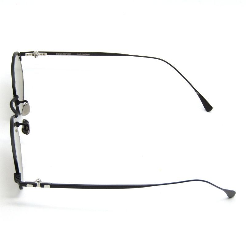 アイヴァン7285 サングラス MODEL.1017 SUN バレルシェイプ メタルカシメ丁番 805 マットブラック