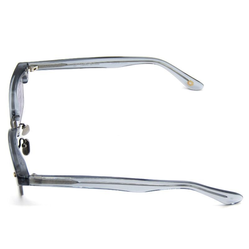 Kame ManNen カメマンネン メガネフレーム KMN-88 度入り ブロウ スクエア GY クリアブルーグレー ガンメタル