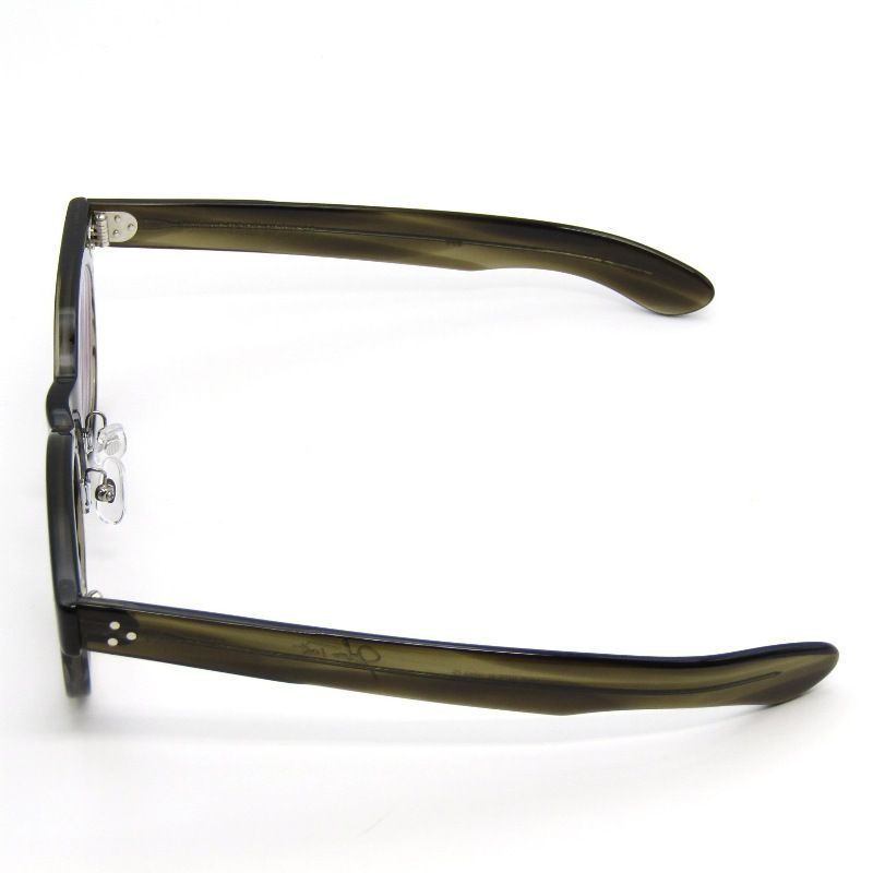 JULIUS TART OPTICAL ジュリアスタートオプティカル メガネフレーム FDR 48-24 PL-105 SP 度入り OLIVE GREEN SASA