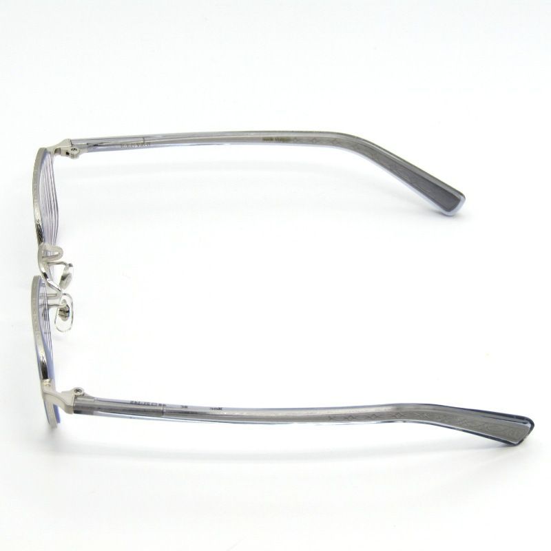 EYEVAN アイヴァン メガネフレーム Xoc 度入り エックスオーシー ペンタゴン コンビ BC ブラッシュクローム