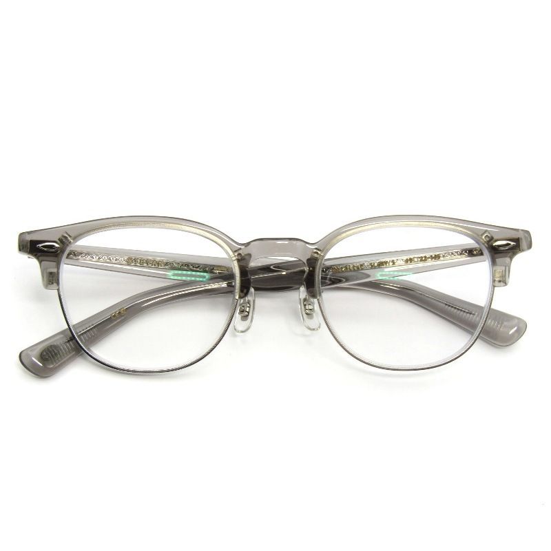 EYEVAN アイヴァン メガネフレーム Metalist 度入り メタリスト ブロウ SLGRY S スレートグレー シルバー
