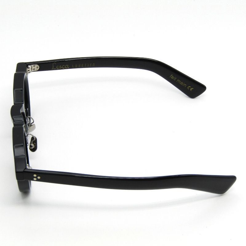 Lesca レスカ ルネティエ メガネフレーム BERTOLT 度入り フランス製 ベルトルト クラウンパント 5 ブラック