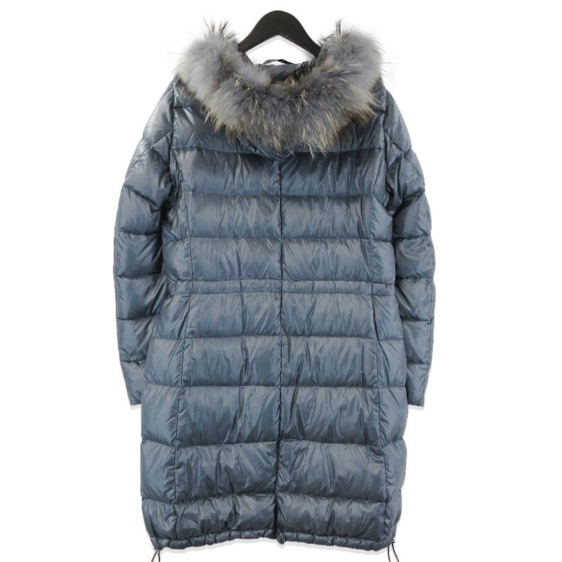 Herno ヘルノ ダウンコート 21305DP フード ファー レディース グリーン 46 71014022