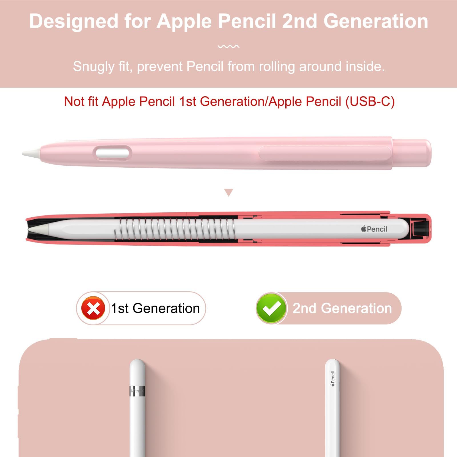 新品 MoKo 保護ケース Apple Pencil Pro対応 Apple Pencil 第2世代