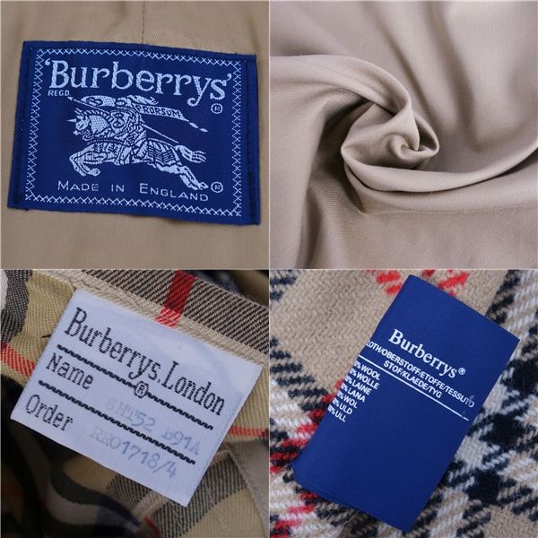 Vintage バーバリー Burberrys コート 英国製 ライナー KANDAIZUMI_COM