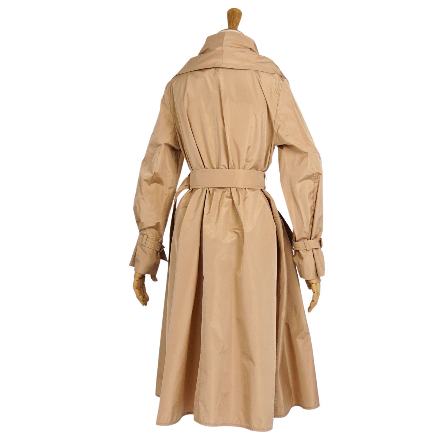 美品 マックスマーラ Max Mara 2019 ベルト付き ロングコート ボタ