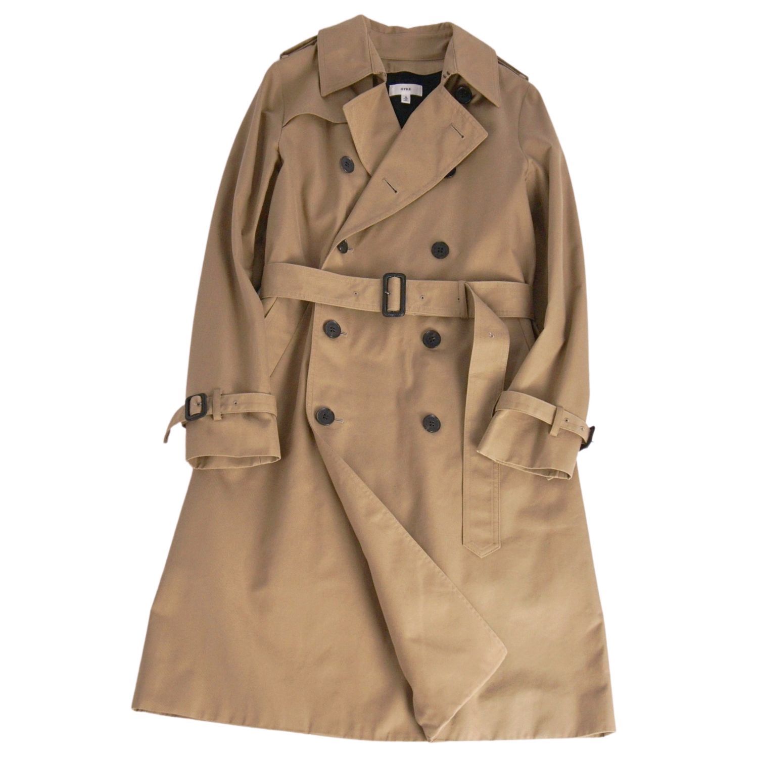 ハイク HYKE コート トレンチコート ライナー付き コットン アウタ