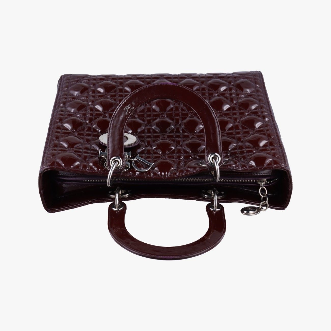 クリスチャンディオールChristian Diorレディディオール ワインレッド パテント 15-BO-0111 DECORATOM_COM_BR