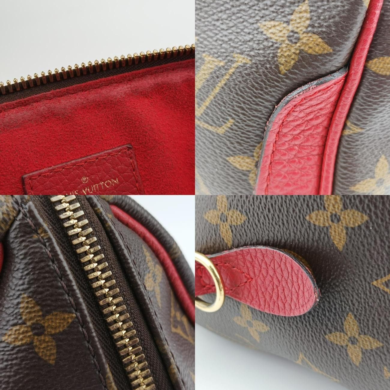 ブラウン系×スリーズ モノグラムキャンバス×カーフレザー