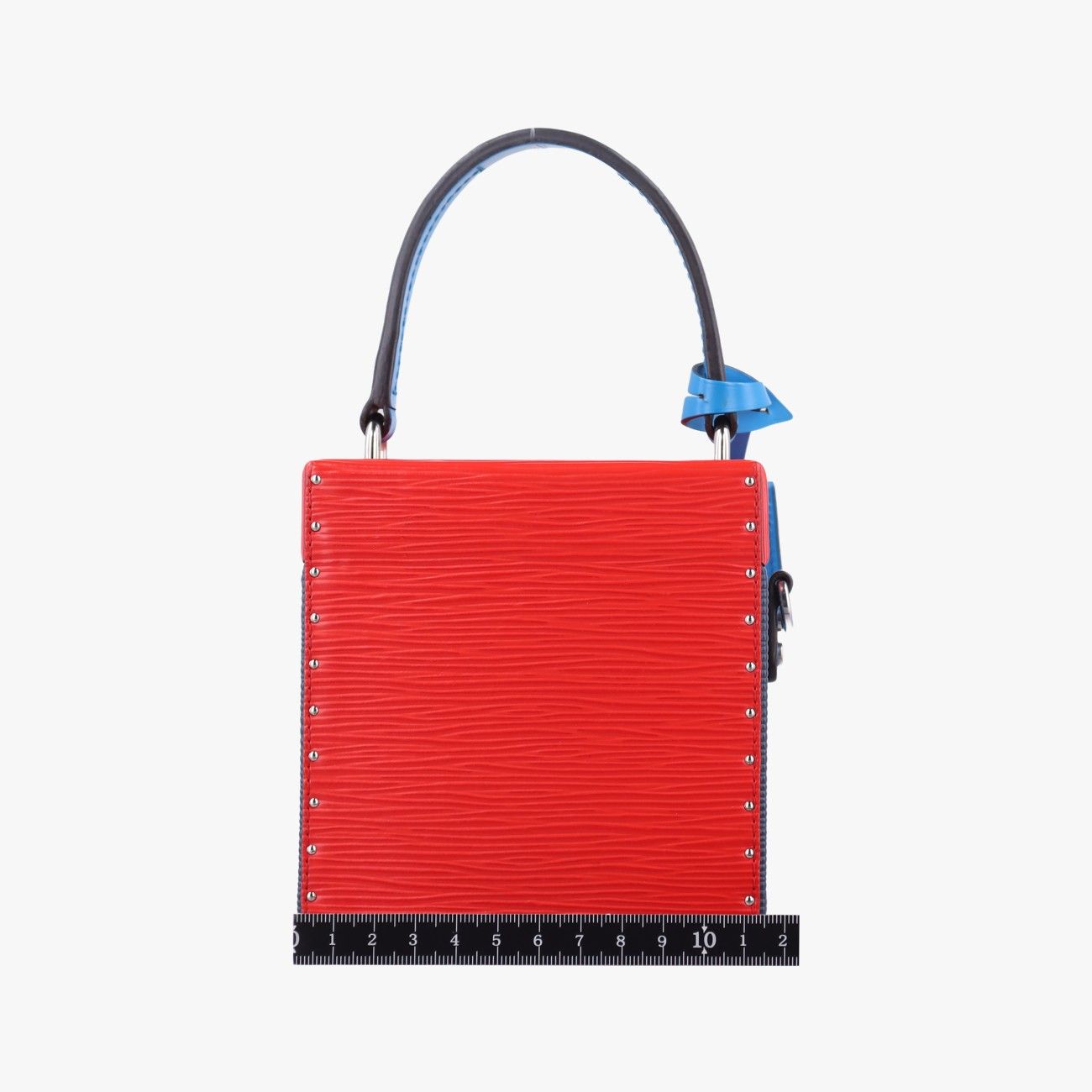 ルイヴィトンLouis Vuittonブリーカー ボックス ネイビー×レッド エピ M52466 PL4129 ICチップ