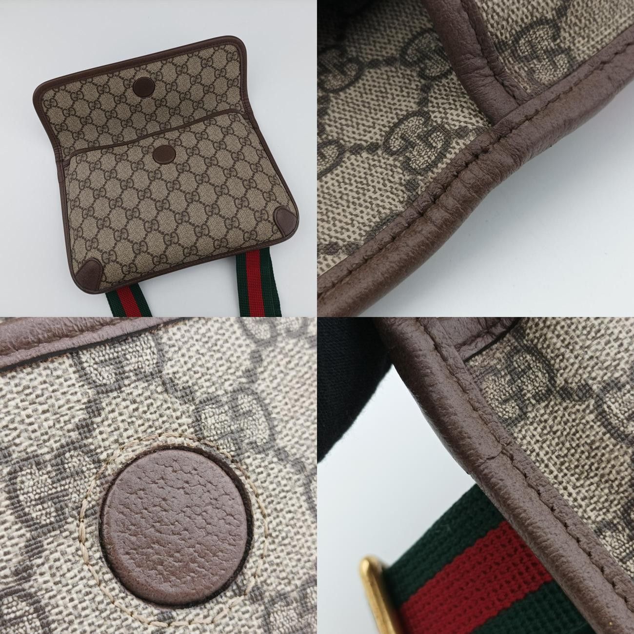 ベージュ×レッド×グリーン PVCコーティングキャンバス