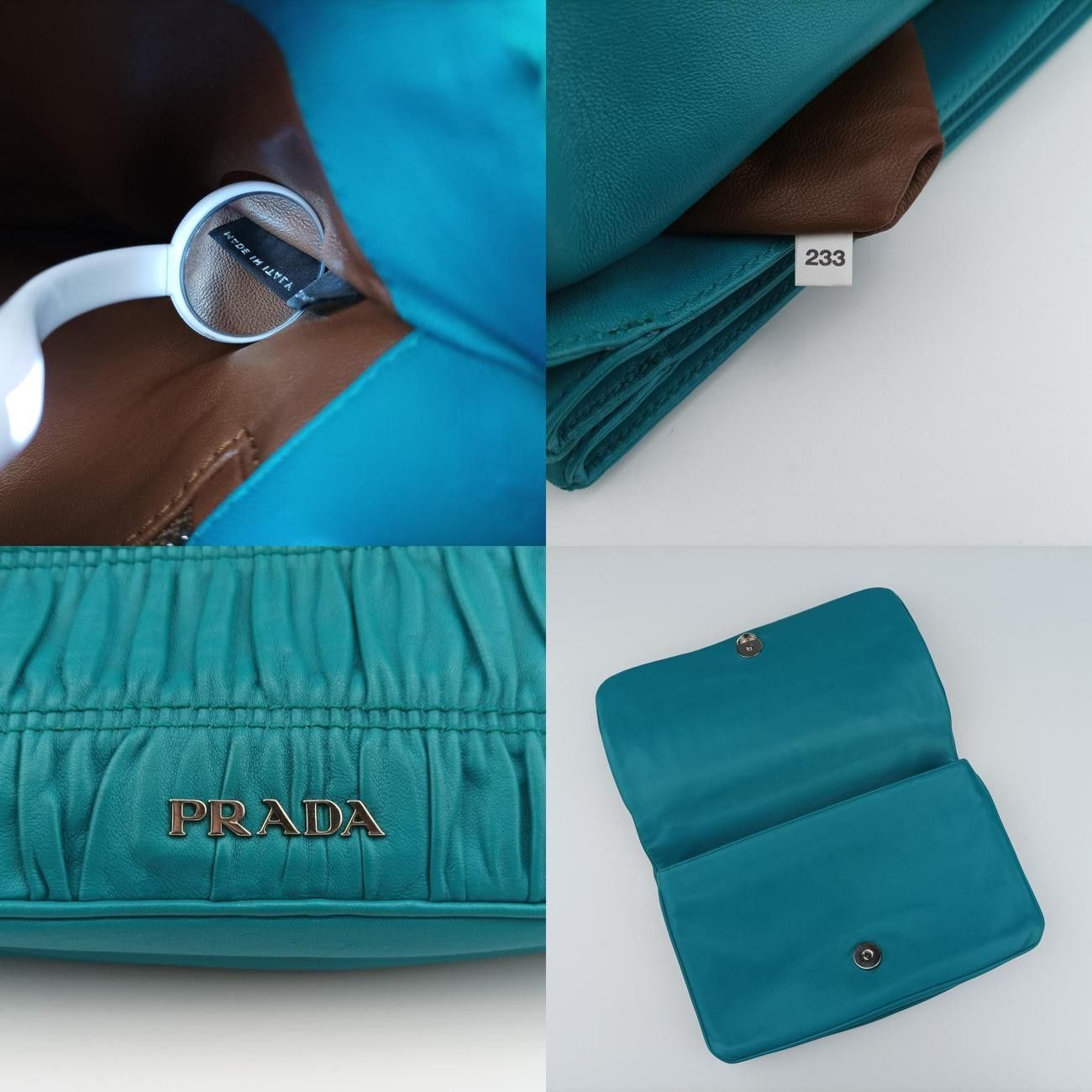 ネロ ハンドバッグブルーナッパレザー233