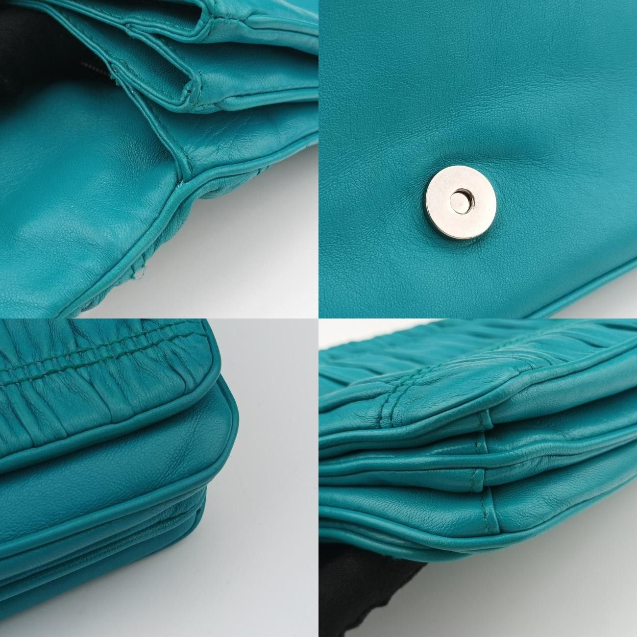 ネロ ハンドバッグブルーナッパレザー233