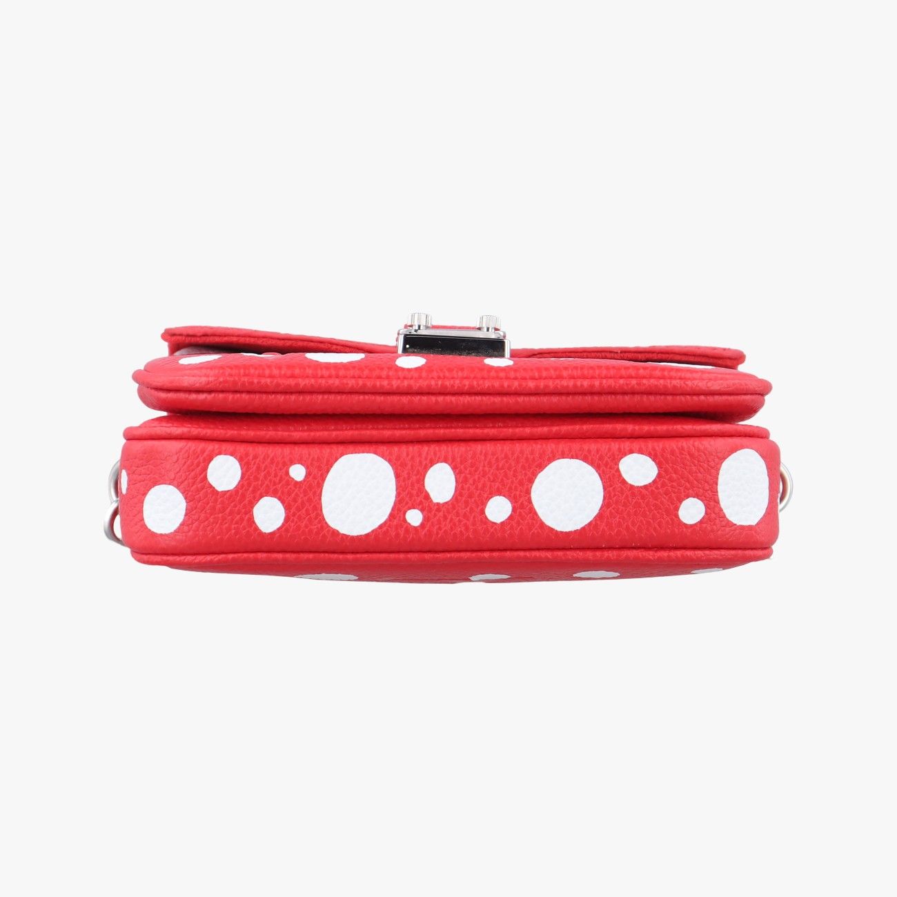 ルイヴィトンLouis VuittonYayoi Kusamaコラボ メティス レッド×ホワイト レザー M81983 ICチップ DECORATOM_COM_BR