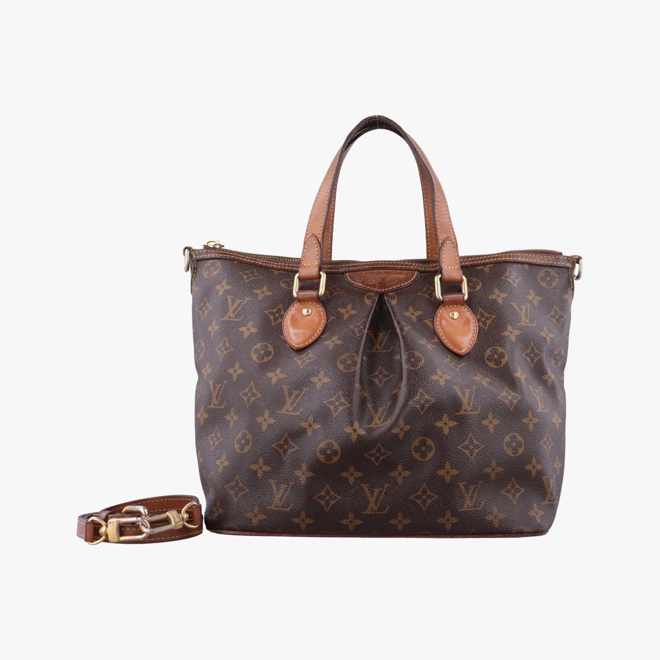 ルイヴィトンLouis VuittonパレルモPM モノグラム ブラウン系 モノグラムキャンバス M40145 SR4182