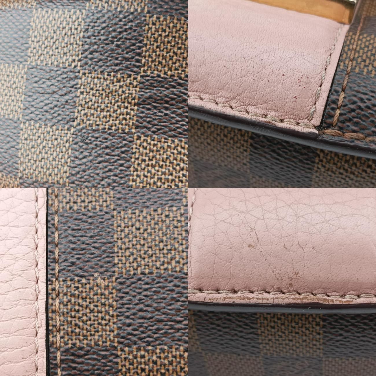 ダミエキャンバス×トリヨンレザー