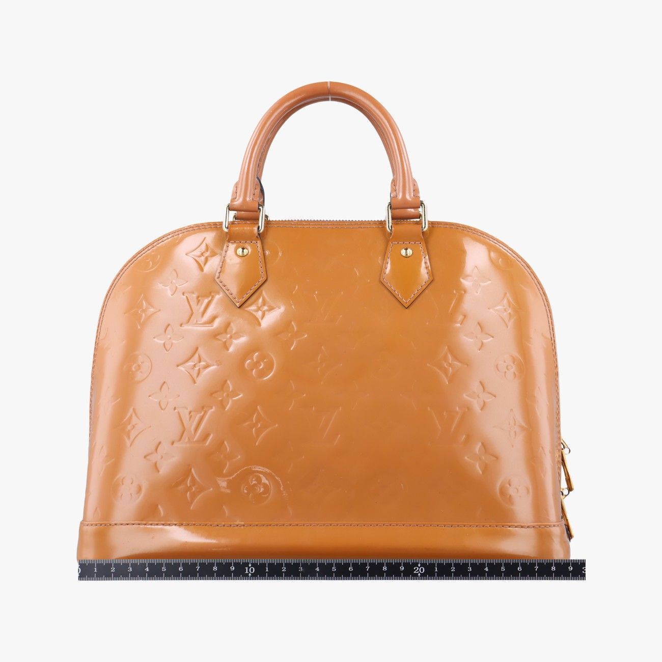 ルイヴィトンLouis VuittonアルマPM ベージュプードル ヴェルニ M91751