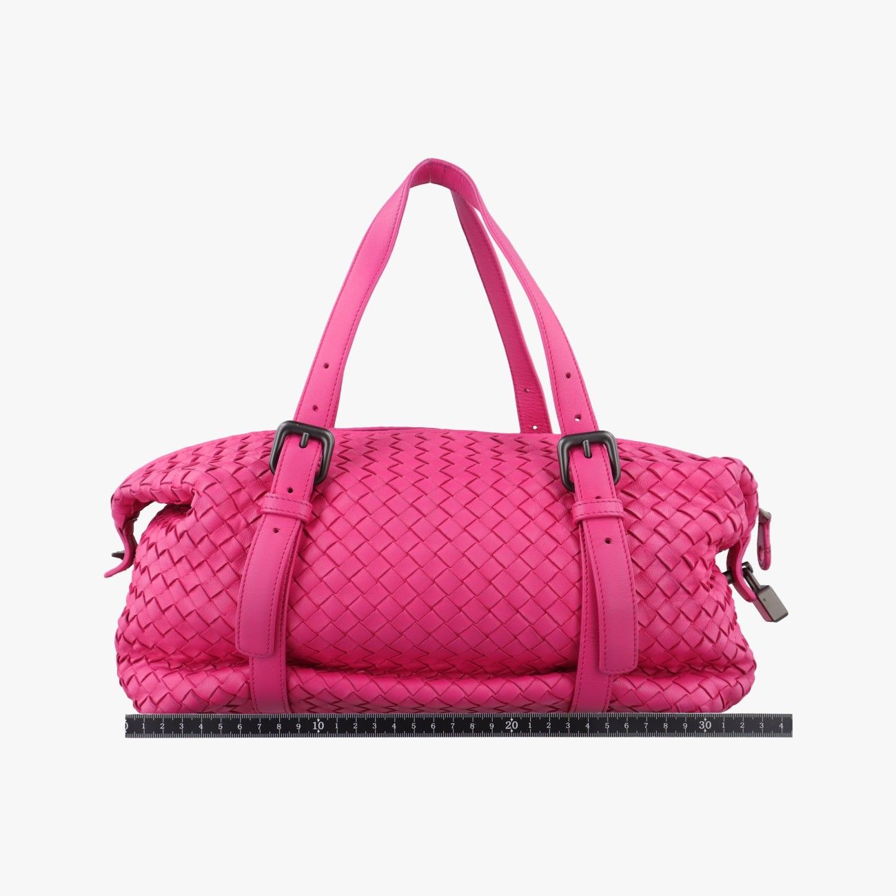 ボッテガヴェネタBottega Venetaモンテーニュ イントレチャート ローズ レッド ラムスキン B00361078V