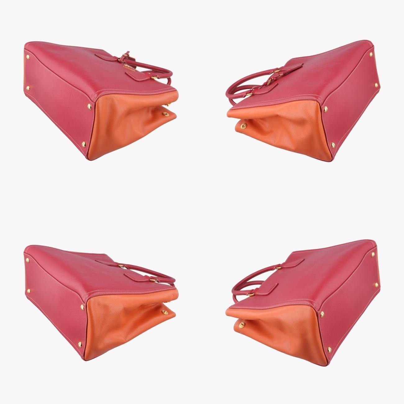 プラダPradaガレリア レッド×オレンジ