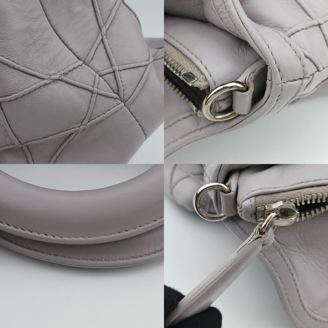 クリスチャンディオールChristian Diorグランヴィル パープル ラムスキン 05-MA-0059 DECORATOM_COM_BR