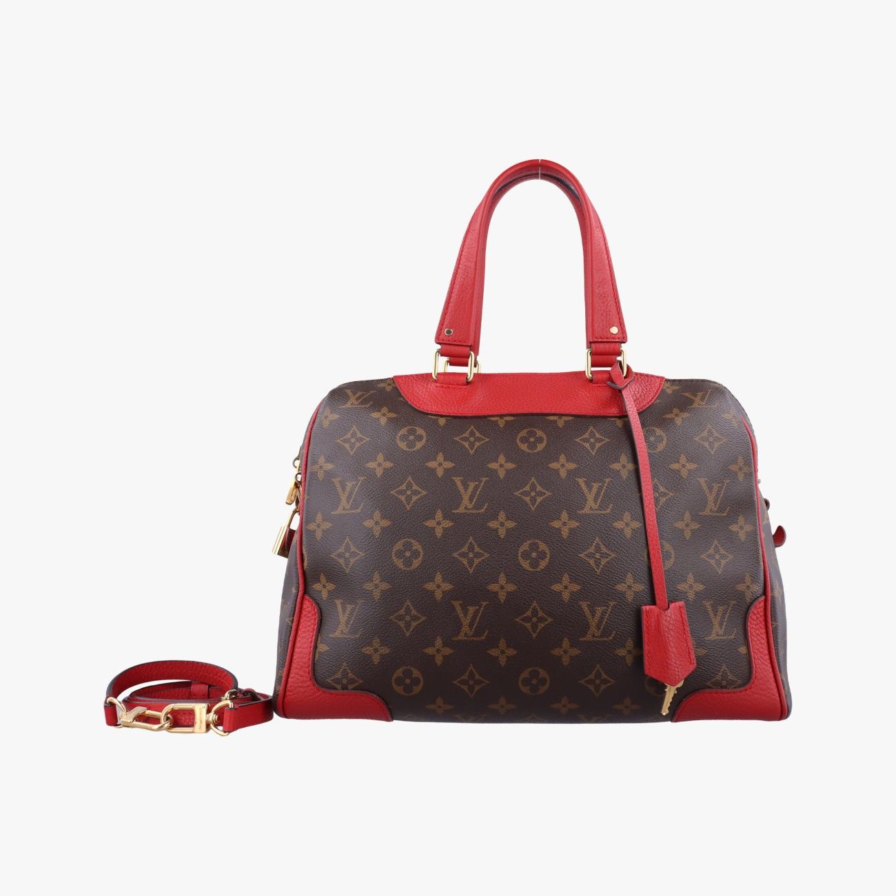 ルイヴィトンLouis VuittonレティーロPM モノグラム ブラウン系×スリーズ モノグラムキャンバス×カーフレザー M40546 DR4185