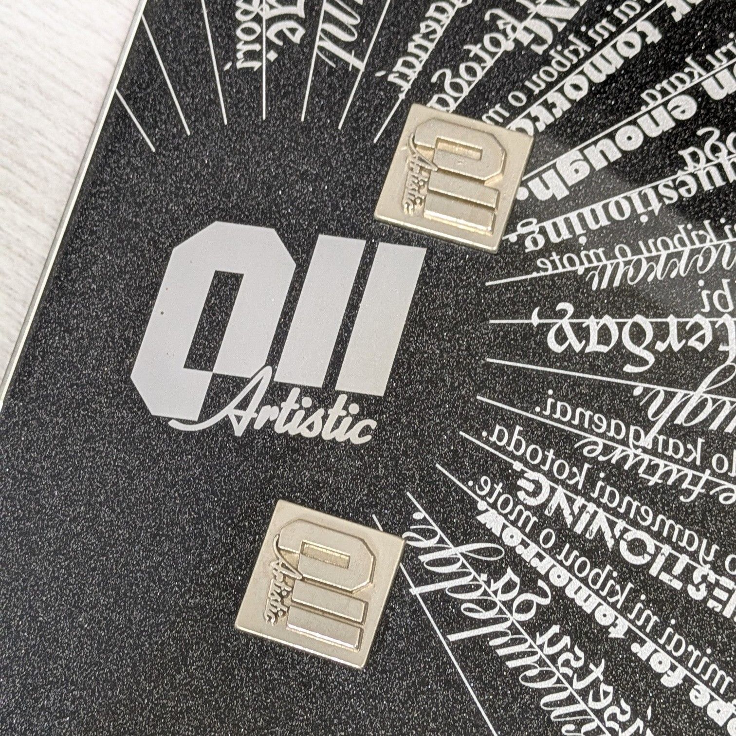 011 スノーボード Artistic アコースティック ゼロワンワン 市松模様