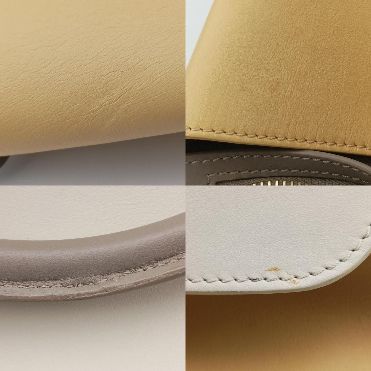 イエロー×アイボリー×グレー