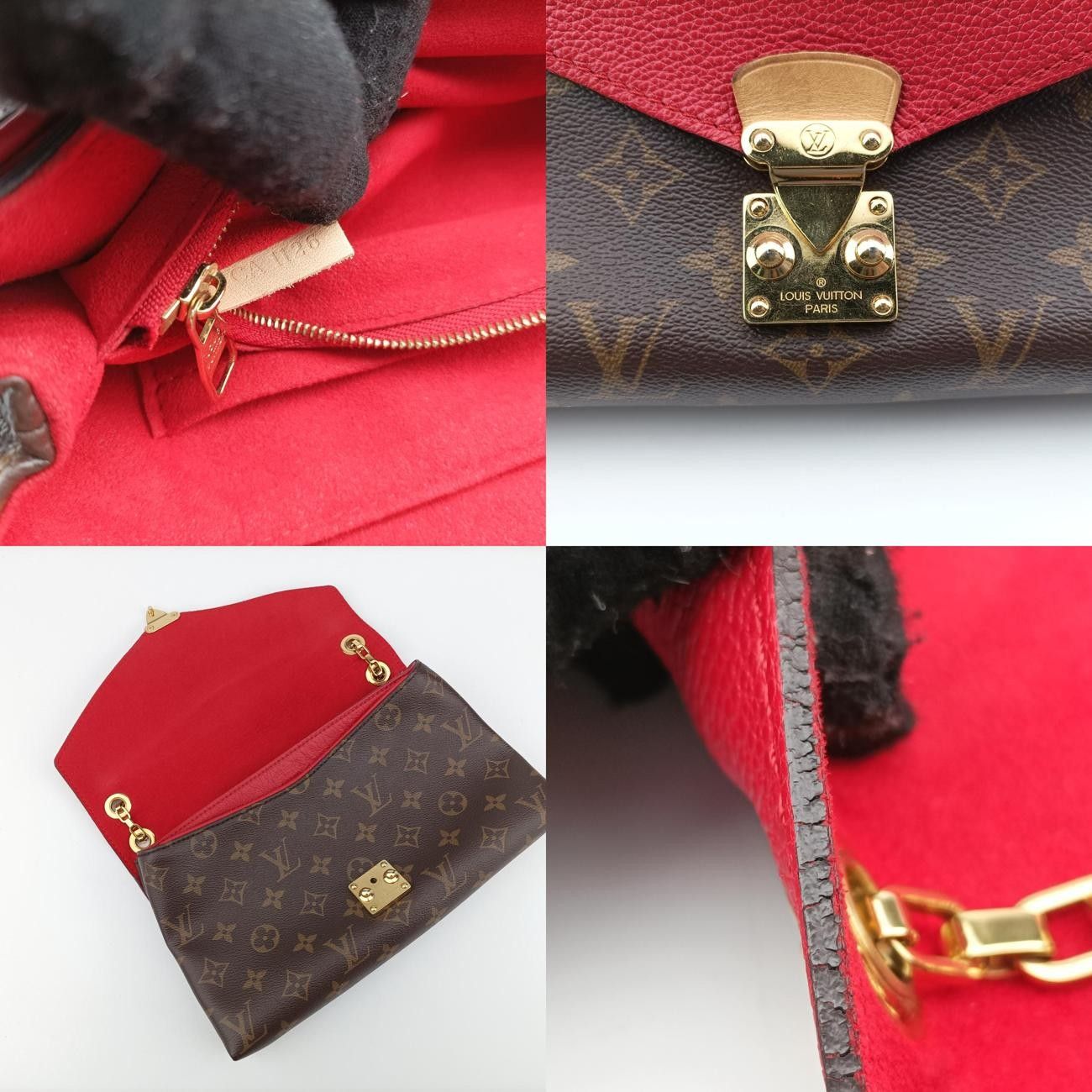 モノグラムキャンバス×カーフレザー