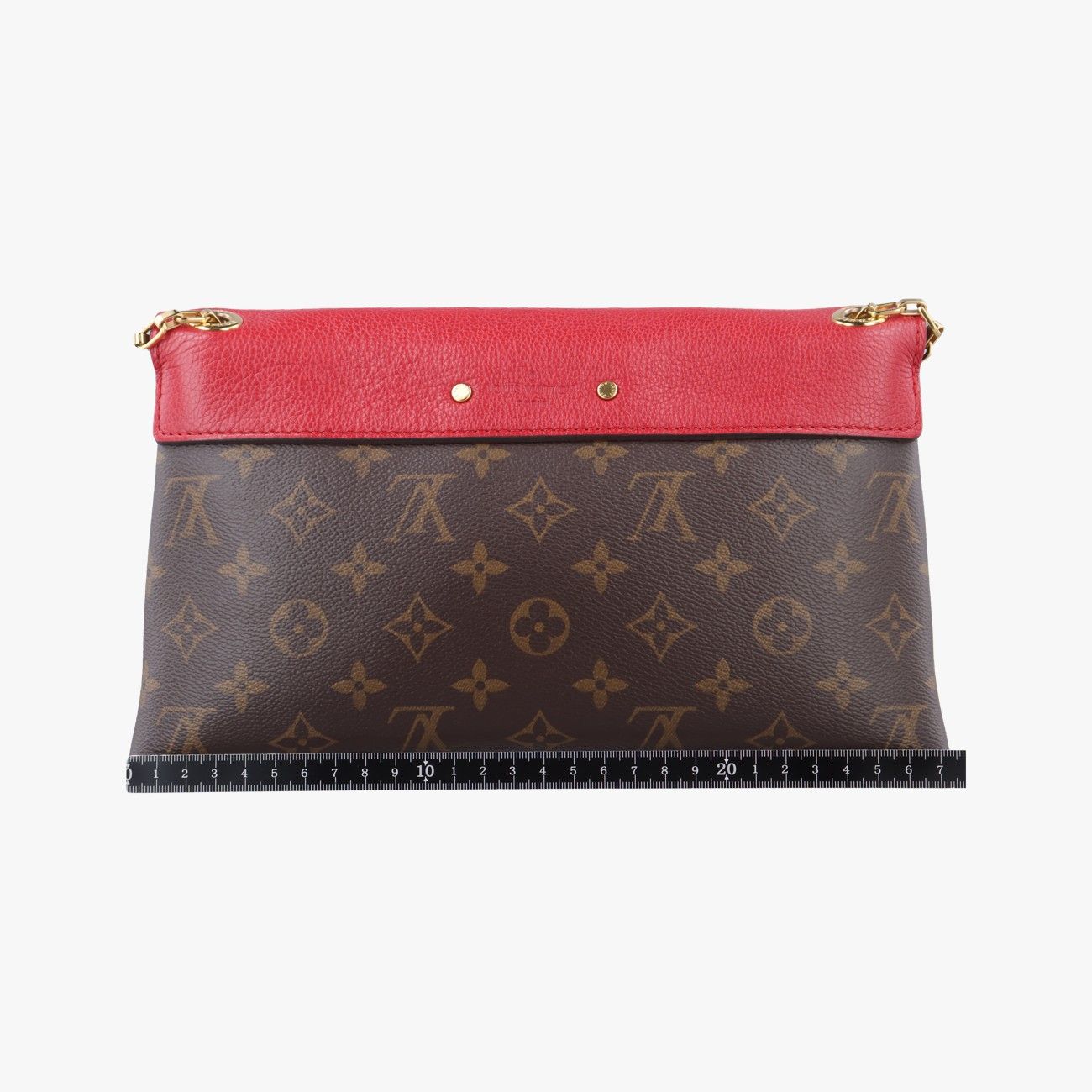 ルイヴィトンLouis Vuittonパラス チェーン モノグラム ブラウン系×スリーズ モノグラムキャンバス×カーフレザー M41201 CA1126