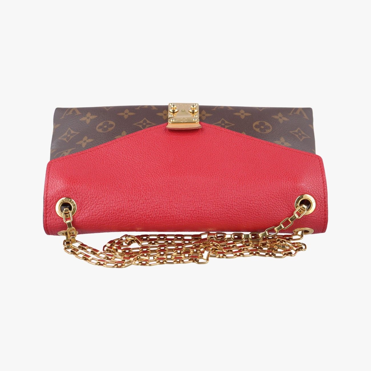 ルイヴィトンLouis Vuittonパラス チェーン モノグラム ブラウン系×スリーズ モノグラムキャンバス×カーフレザー M41201 CA1126 DECORATOM_COM_BR