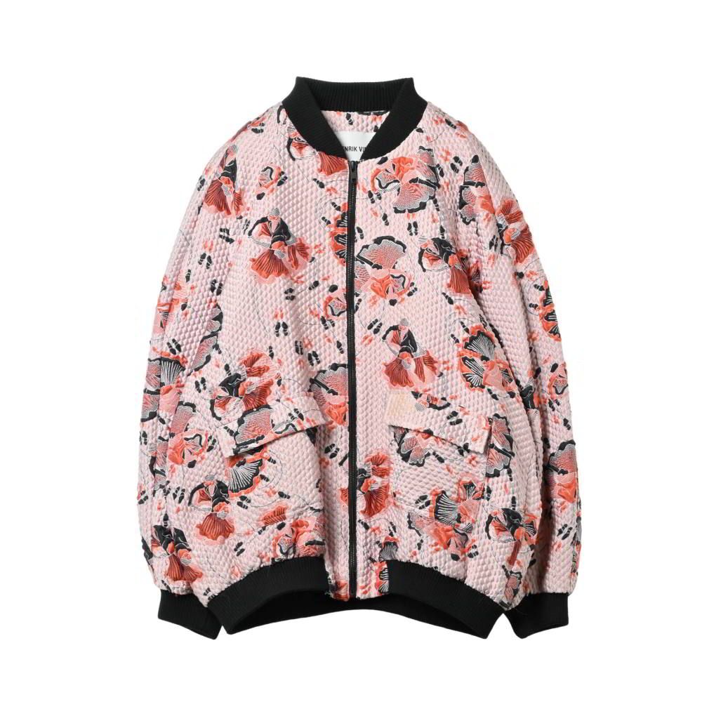 HENRIK VIBSKOV 刺繍 ジップ ボンバー ジャケット - メルカリ