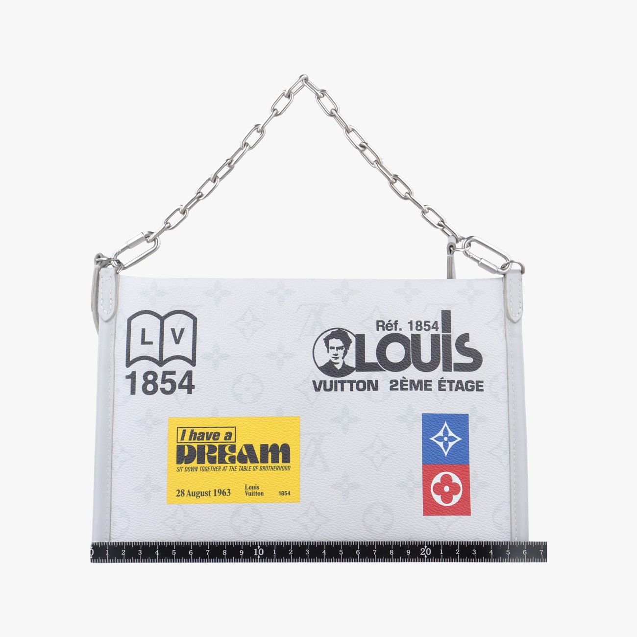 ルイヴィトンLouis Vuittonフラットメッセンジャー グレー×オレンジ モノグラムキャンバス×モノグラムデニム M44640 CA2139 CA2129