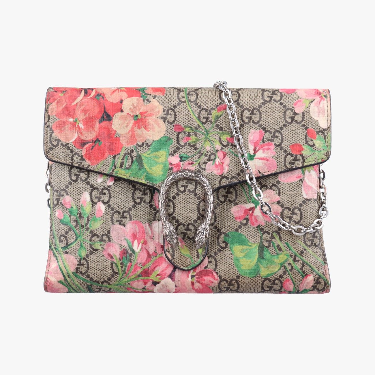 グッチGucciディオニュソス ベージュ×マルチ PVCコーティングキャンバス 401231