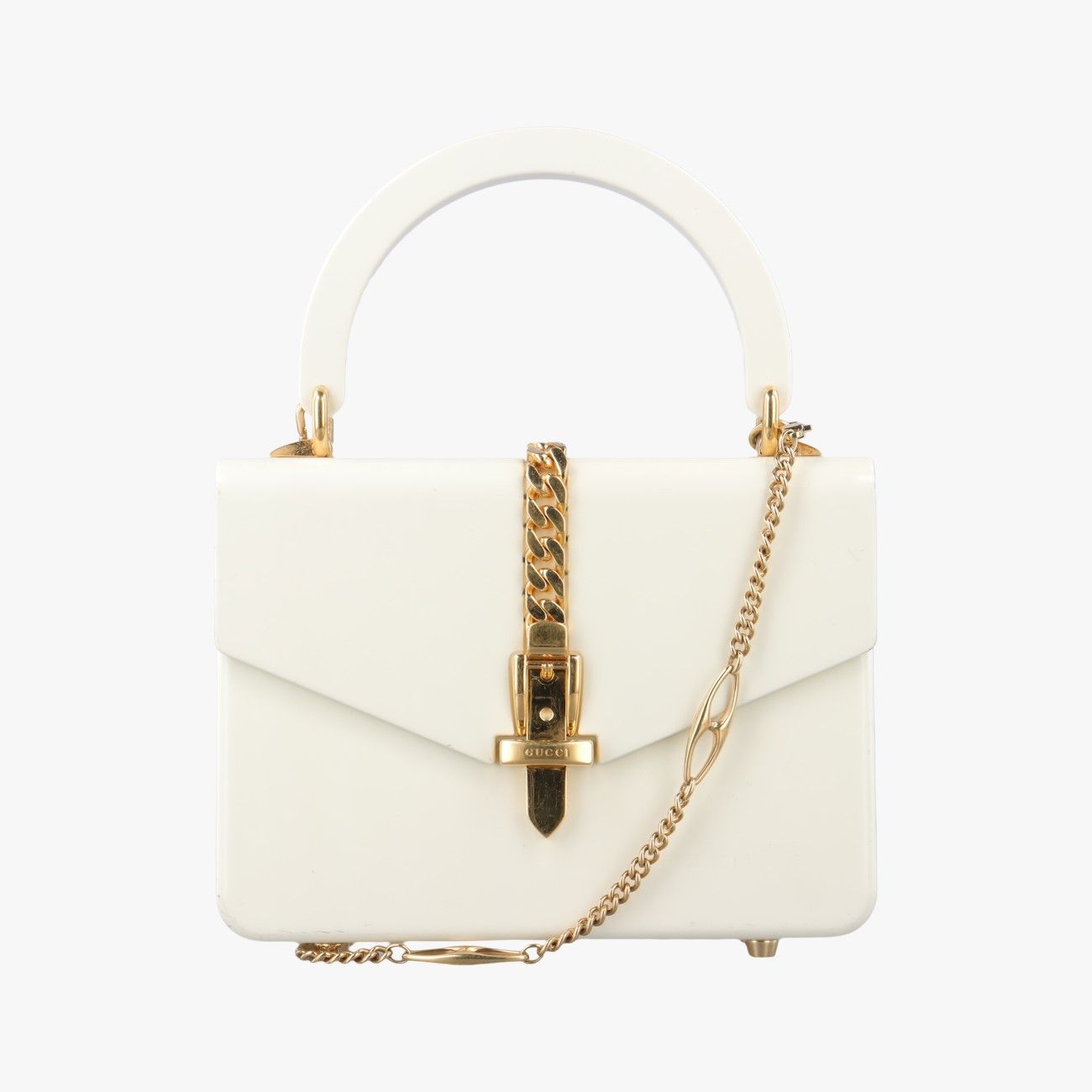 グッチGucciシルヴィ1969アクリルミニハンド ホワイト アクリル 589482 I030452895