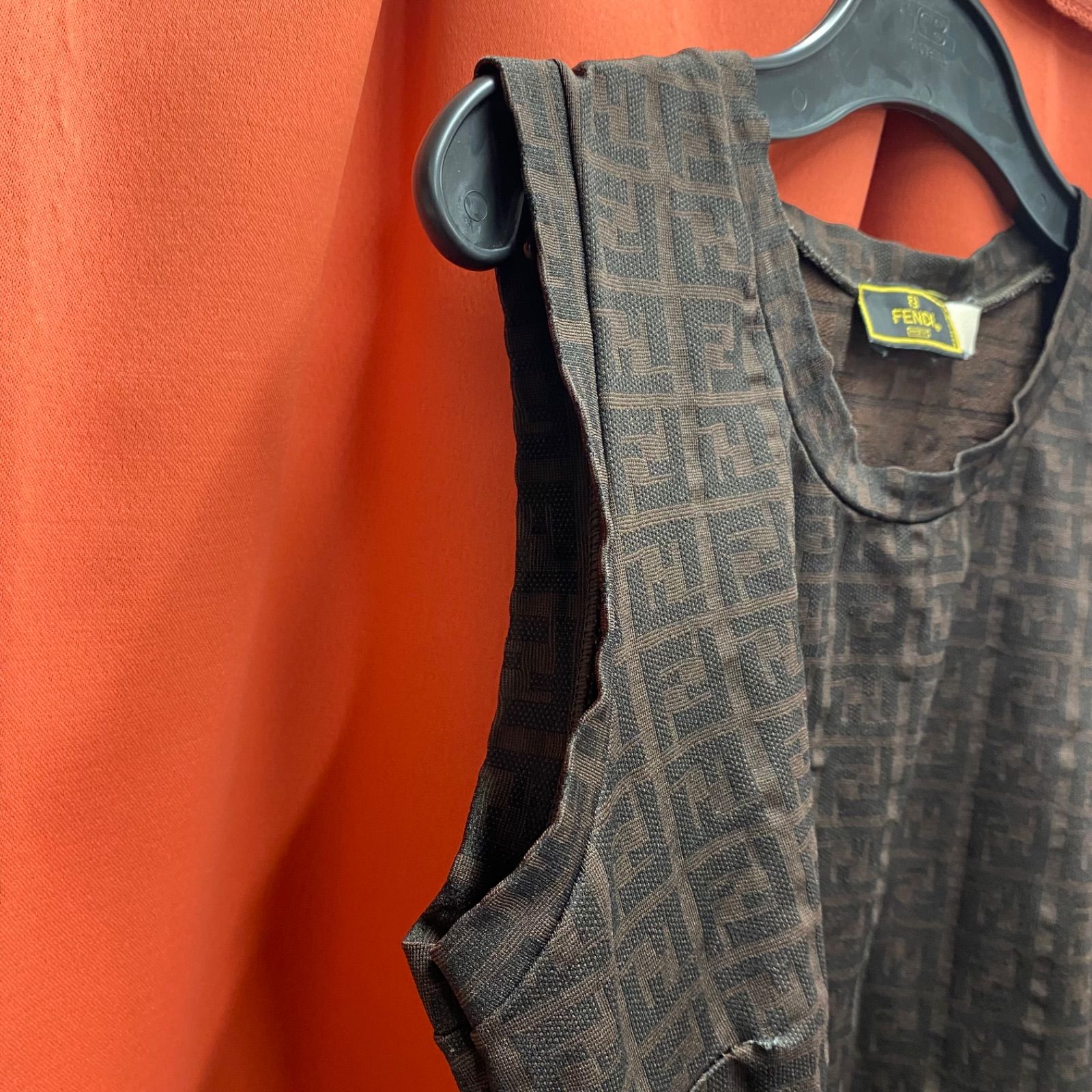 FENDI フェンディ ズッカ ズッキーノ ワンピース ダークブラウン系