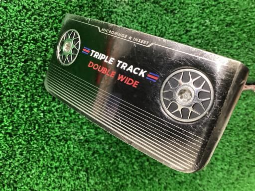 【】 オデッセイ TRIPLE TRACK DOUBLE WIDE 33インチ パター PT STROKE LAB BLACK (フレックスその他) メンズ 男性用 右利き 右用 Cランク ゴルフクラブ