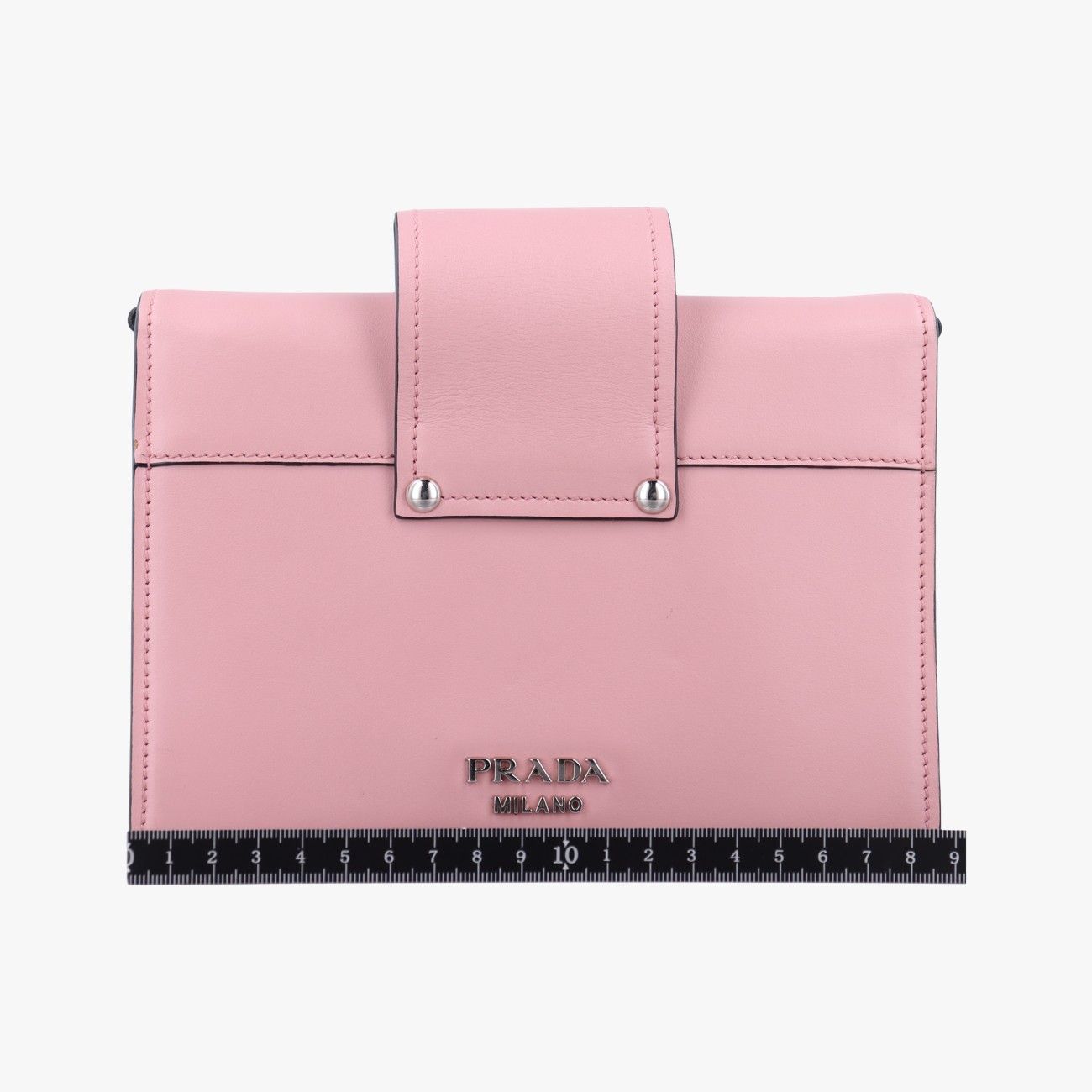 プラダPradaプレックス リボン ピンク レザー 1BD067 25