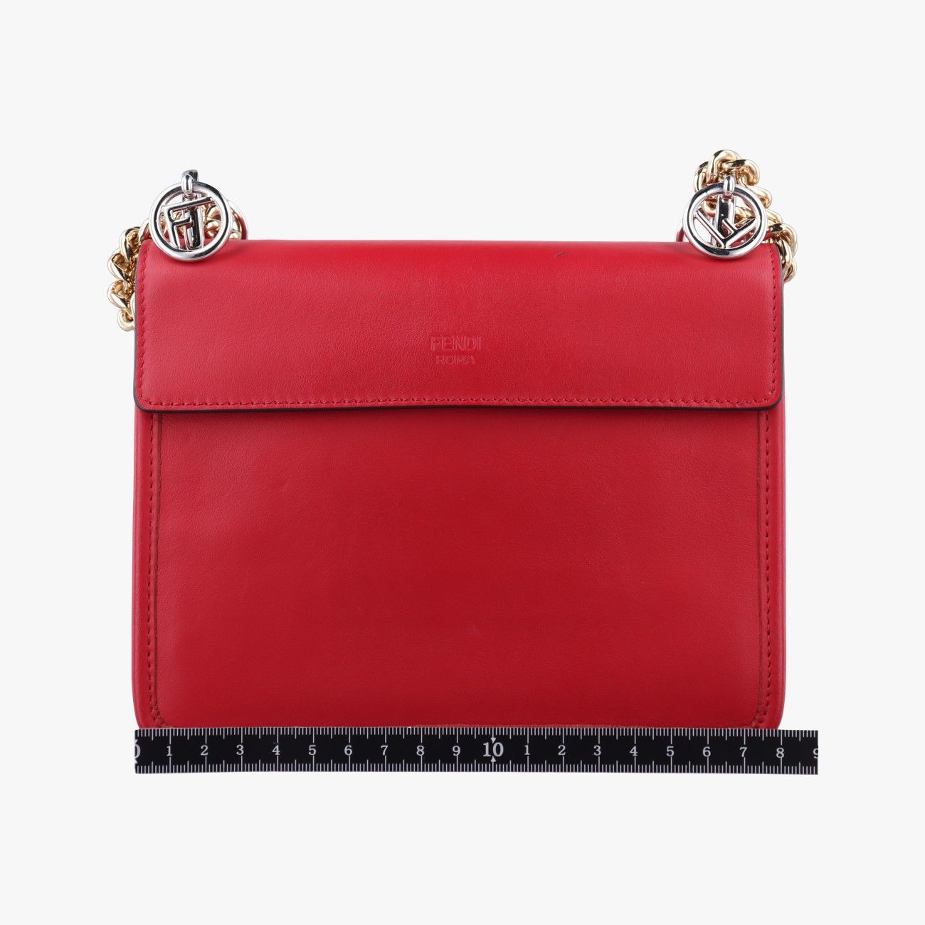 フェンディFendiキャナイエフ レッド レザー 8BT286 8BT286.2IH 179.0189