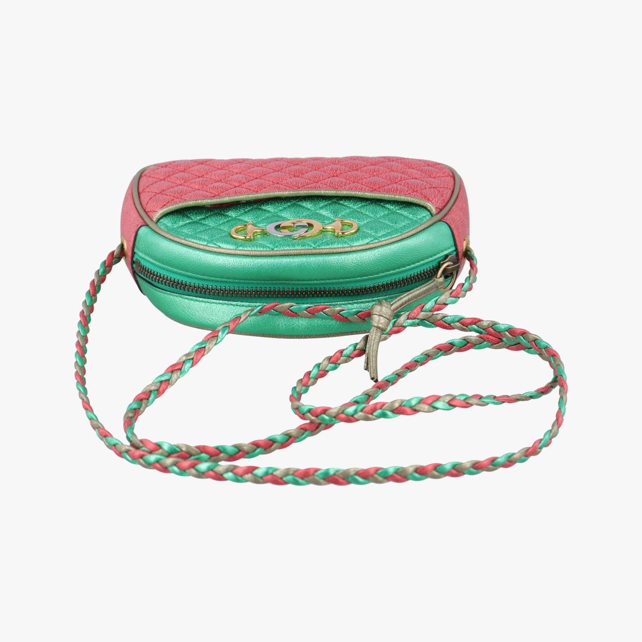 グッチGucciラミネート レッド×グリーン