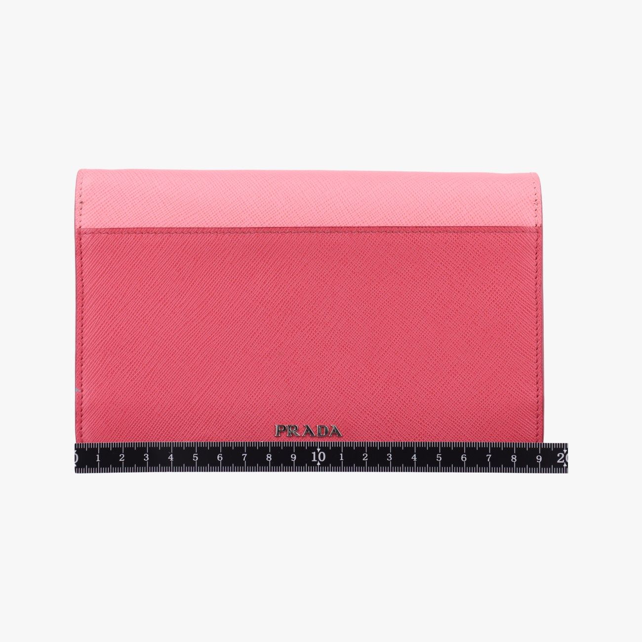 プラダPradaターンロック ピンク サフィアーノレザー BT1020 7 7